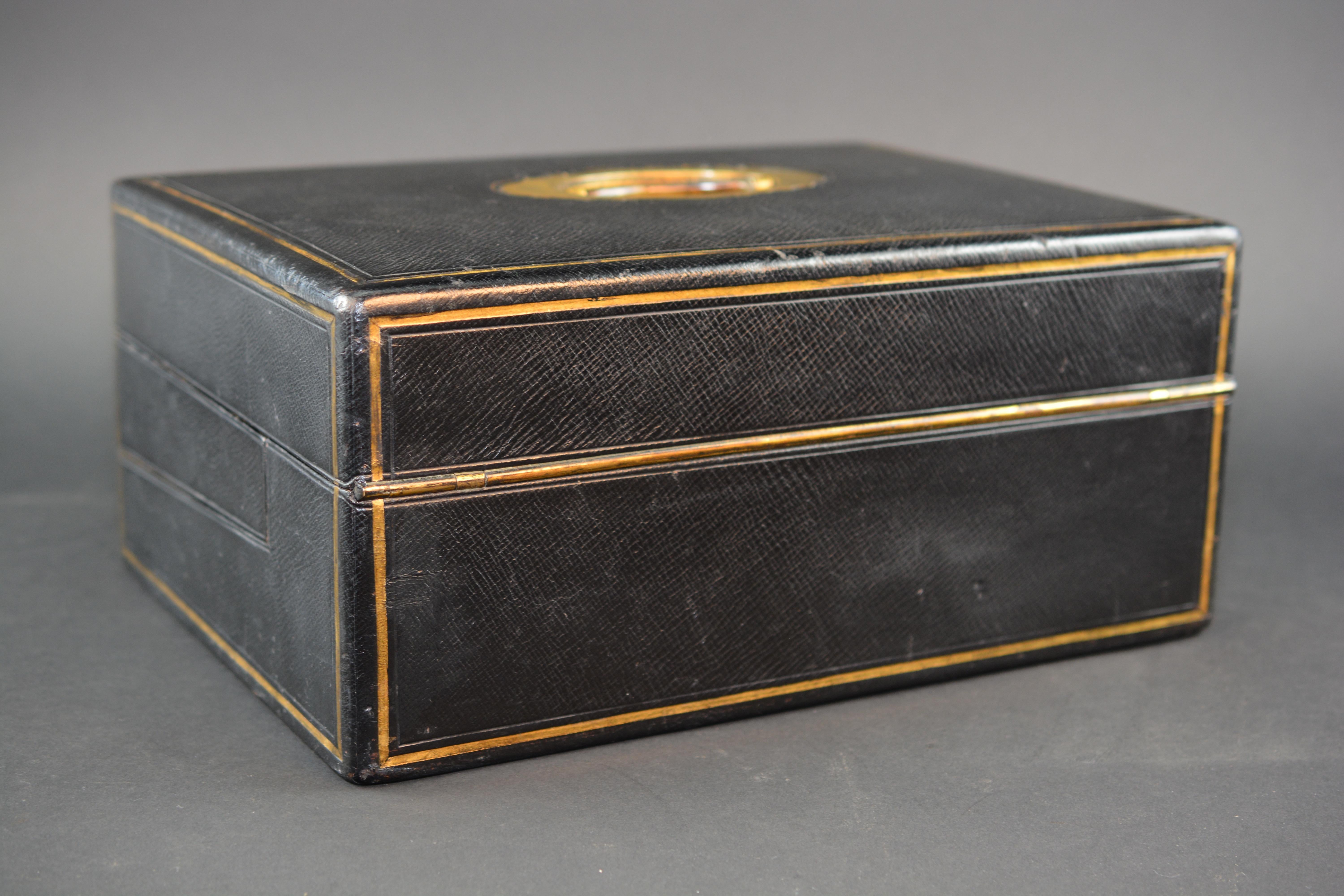 Victorian Writing Box by P&F Shafer of 27 Piccadilly London For Sale 2