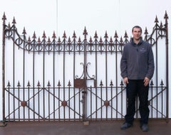 Victorian Wrought Iron Driveway Gates 322cm (10’5”)