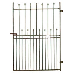 Victorian Wrought Iron English Pedestrian Gate
