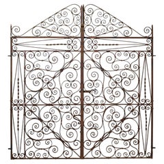 Victorian Wrought Iron English Pedestrian Gates