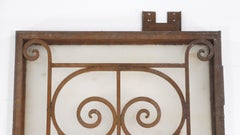 Victorian Wrought Iron Entry Door 88 x 28.5