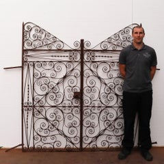 Victorian Wrought Iron English Pedestrian Gates