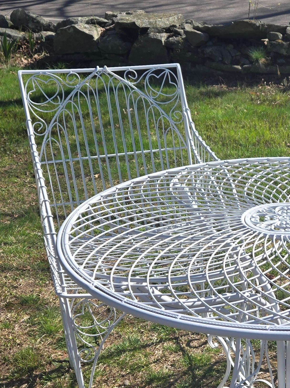 Victorian Wrought Iron Outdoor Chairs For Sale 1