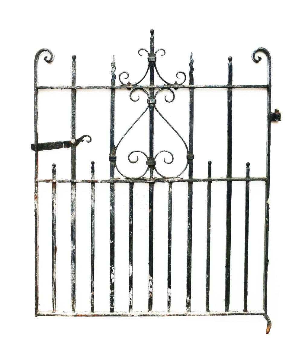 This gate was salvaged from a house in Cardiff.