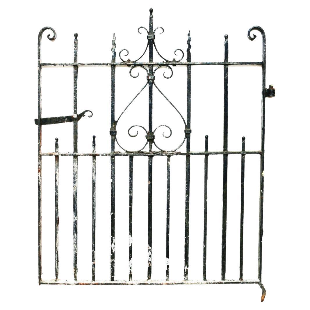Victorian Wrought Iron Gate For Sale