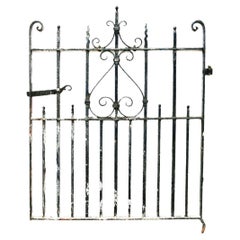Antique Victorian Wrought Iron Gate