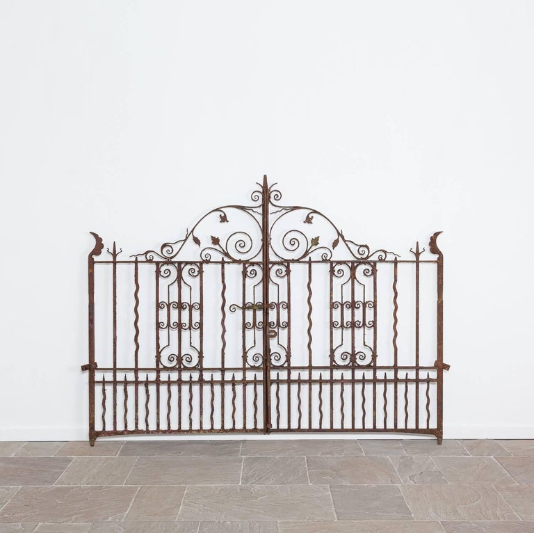 Victorian Wrought Iron Gates at 1stDibs