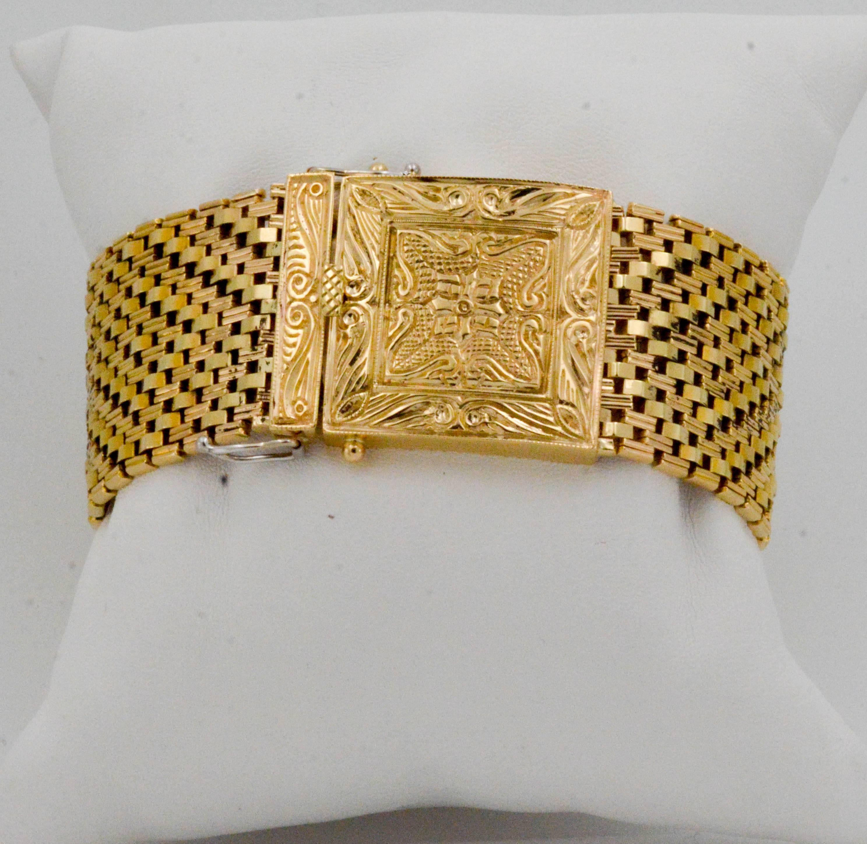 Old European Cut Victorian Yellow Gold diamond pearl Bracelet Watch / Pendant 