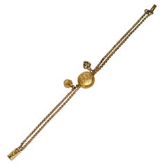 Victorian Yellow Gold Floral Engraved Bracelet