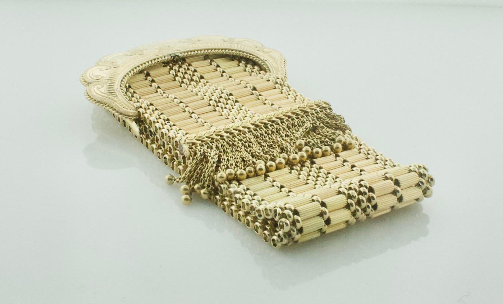 Breites viktorianisches Gelbgold-Armband, um 1871 2