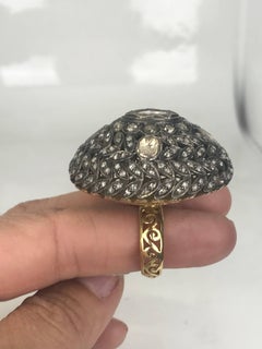 Victorian, Bubble 14 Karat Gold, Large 2.00 Carat Total Weight, circa 1965