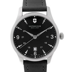 Victorinox Swiss Army Alliance Steel Black Dial Mens Quartz Watch 241474