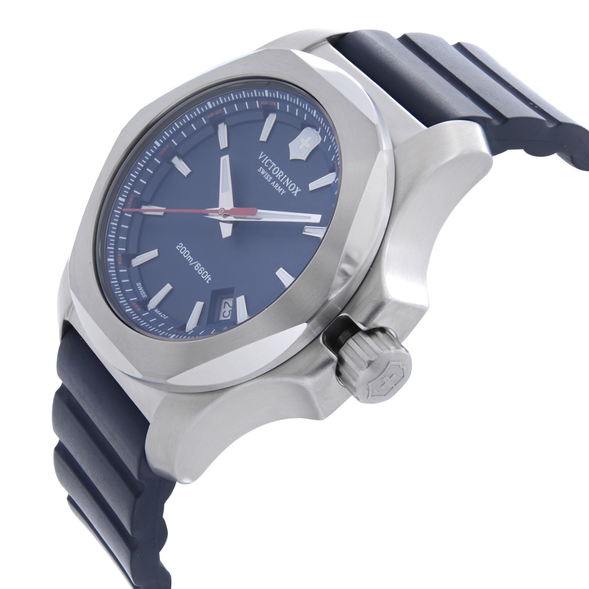 victorinox blue dial watch