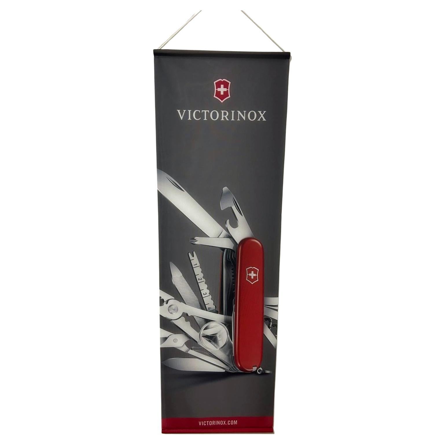 Victorinox Swiss Army Knife Fabric Poster, 2000s For Sale