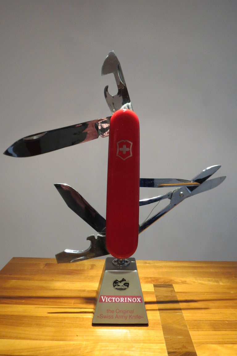 Victorinox Swiss Army Knife Moving Display 1970s For Sale at