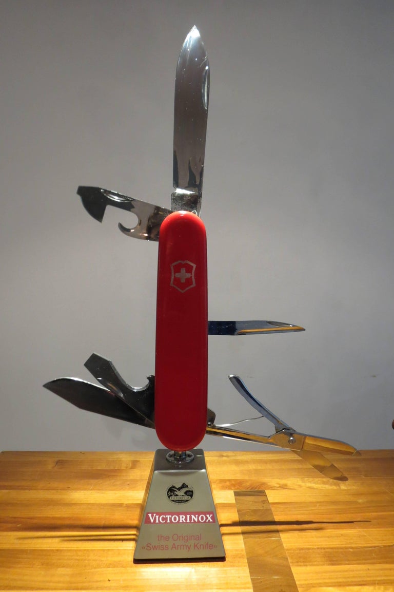 Victorinox Swiss Army Knife Moving Display, 1970s For Sale at 1stDibs