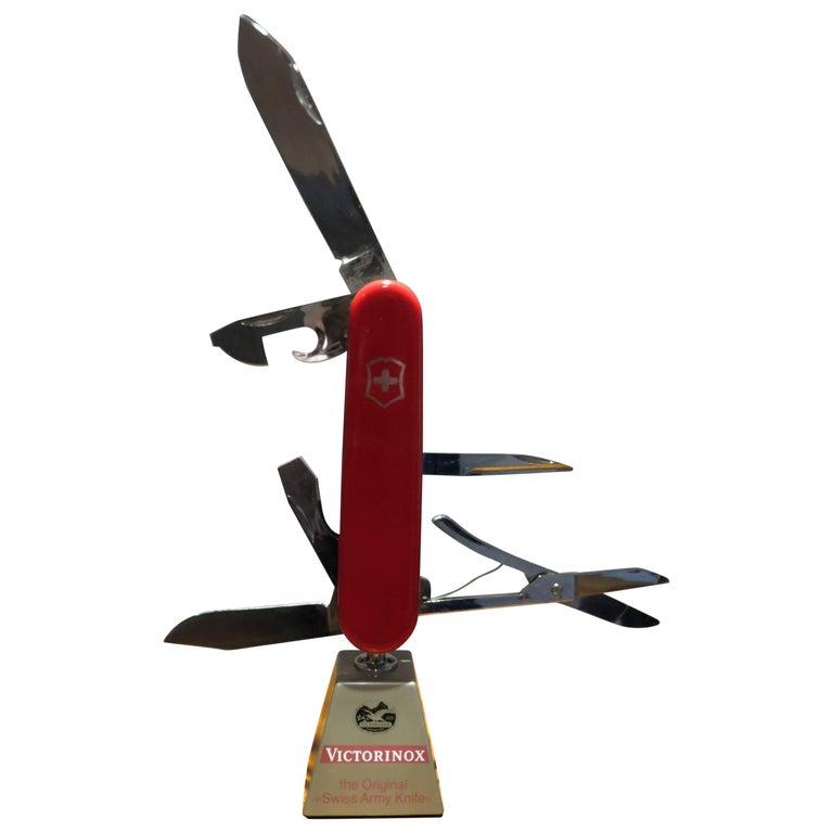 Victorinox Swiss Army Knife Moving Display, 1970s For Sale at 1stDibs swiss army knife display