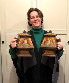 Victory V Gums Tins, England, Early 20th Century, Pair of