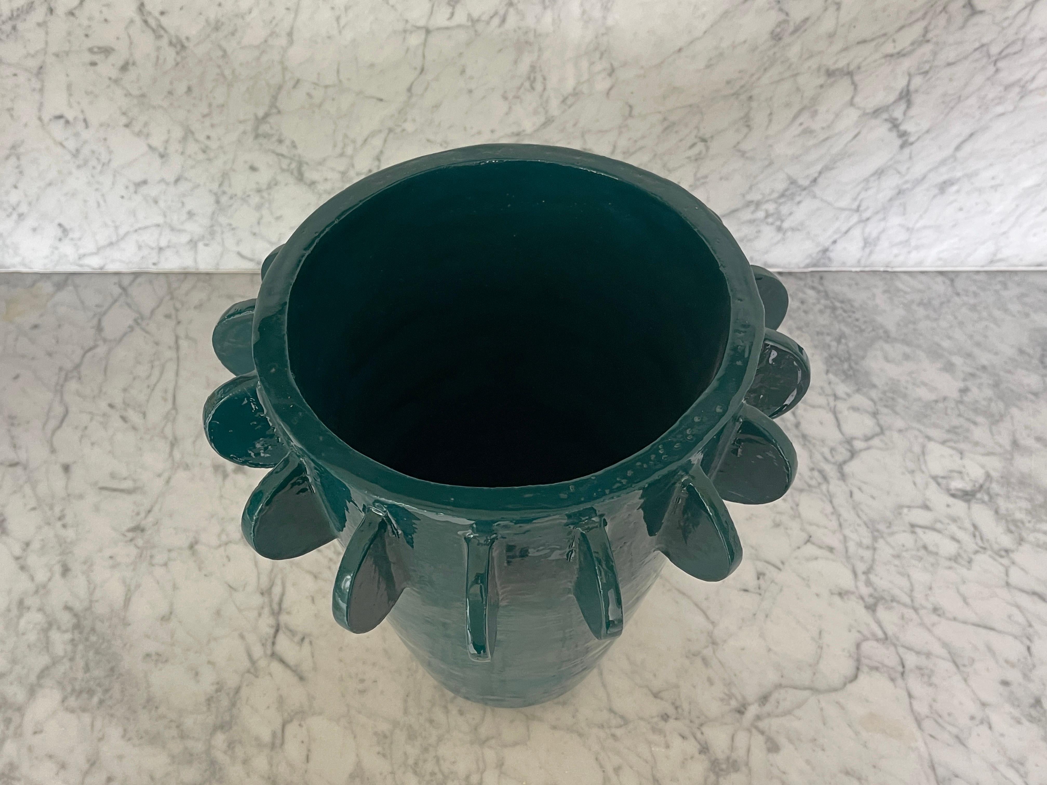 Contemporary Vicuña XL vaze by Mariela ceramica For Sale