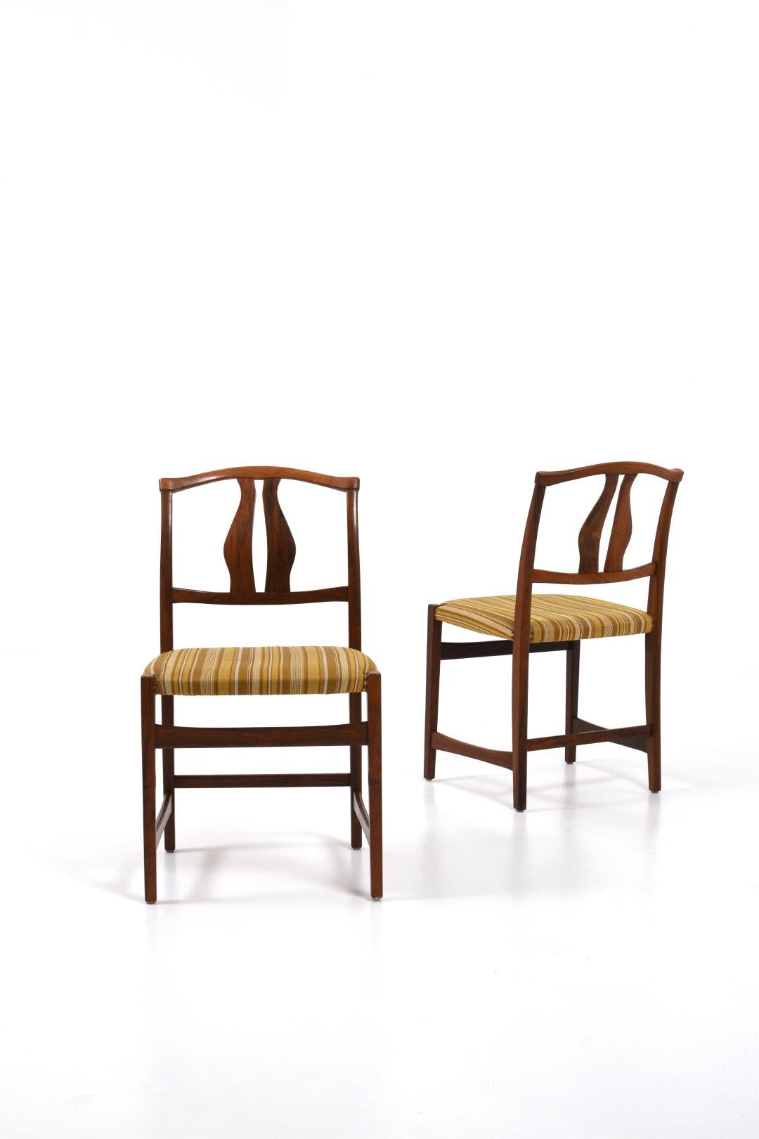 Vidar Dining Chairs by Carl Malmsten, set of 6 For Sale 3