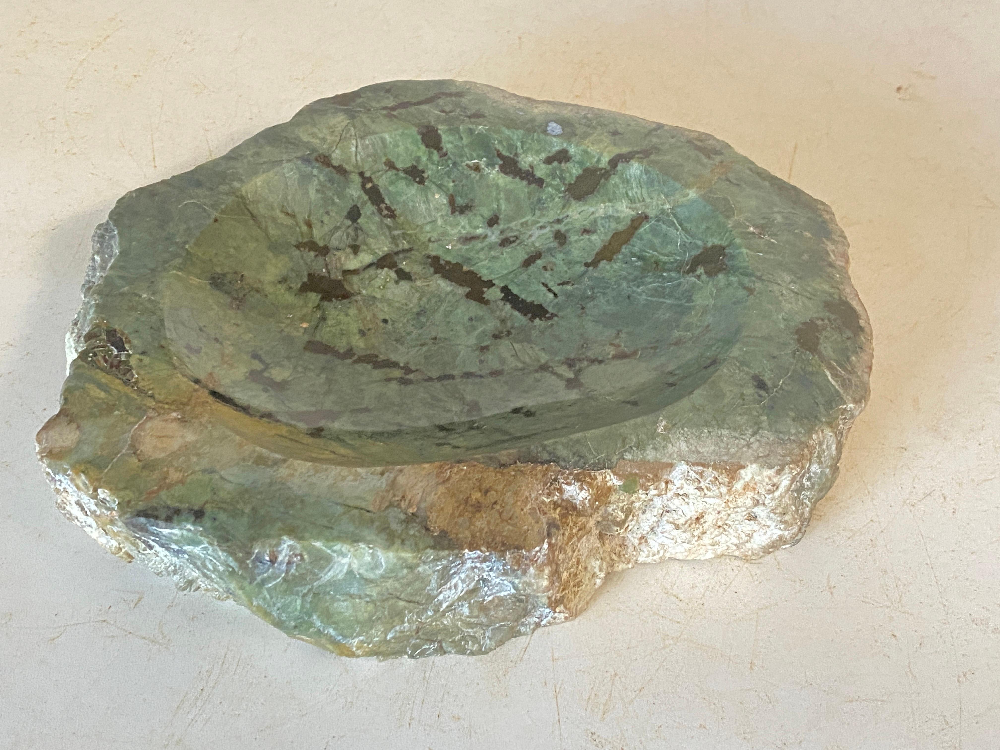 Cenicero Vide Poche de color verde mármol, Italia 1960 Mármol en venta