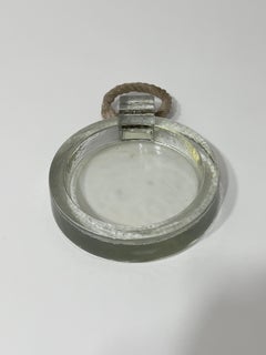 Vide-poche Audoux et Minet en verre et corde, années 1960