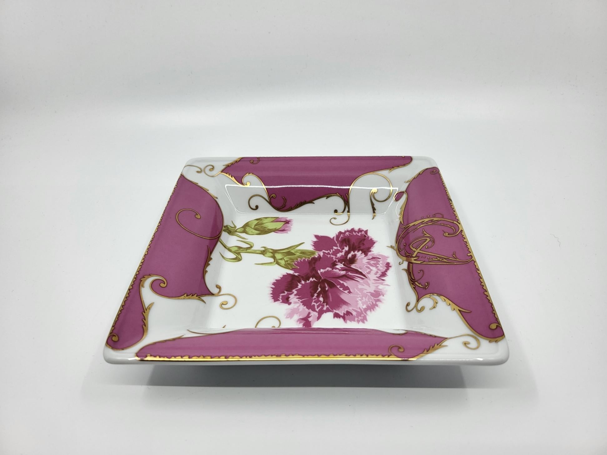 Européen Vide poche Christian Lacroix en porcelaine série 