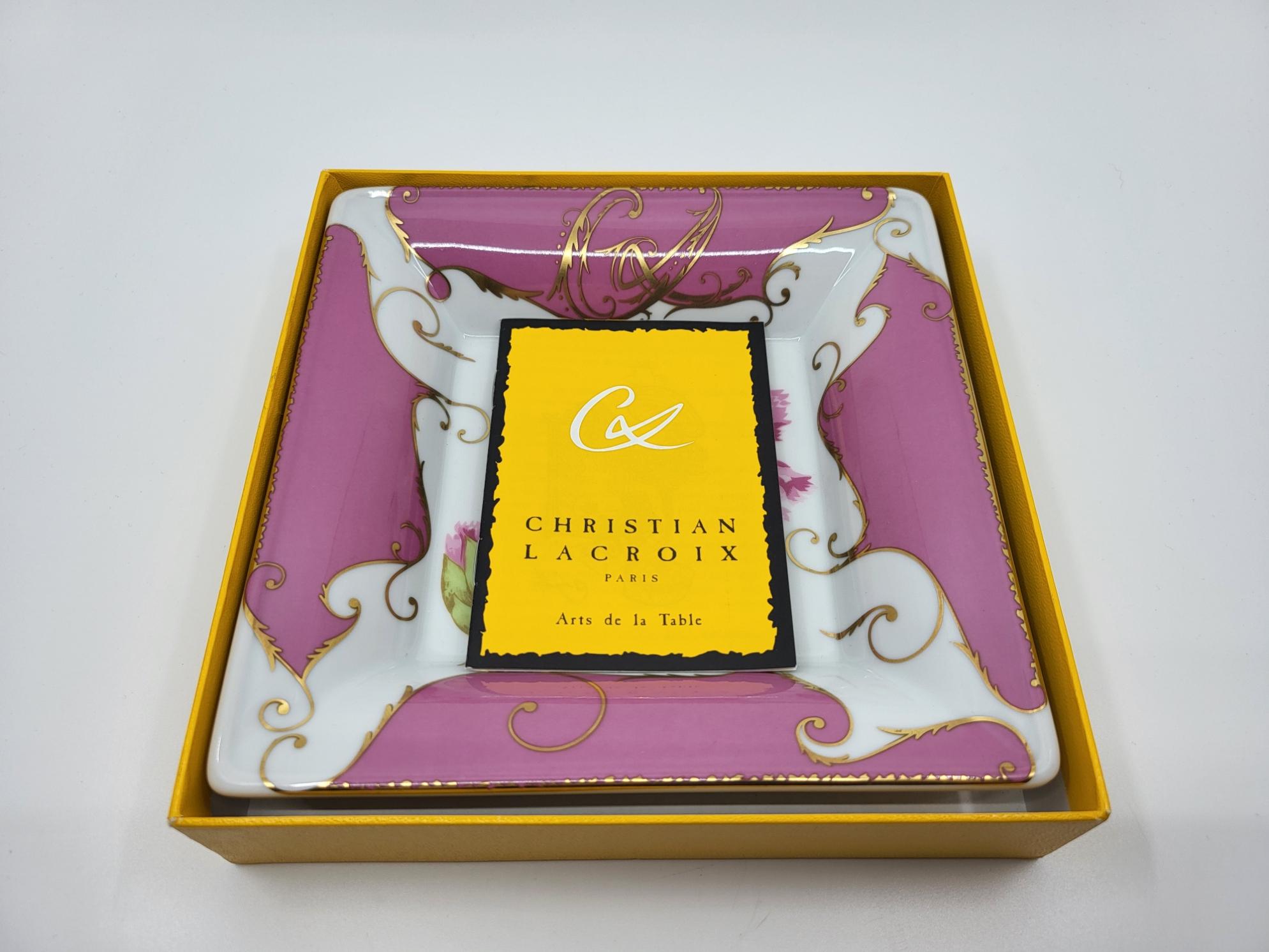 Porcelaine Vide poche Christian Lacroix en porcelaine série 