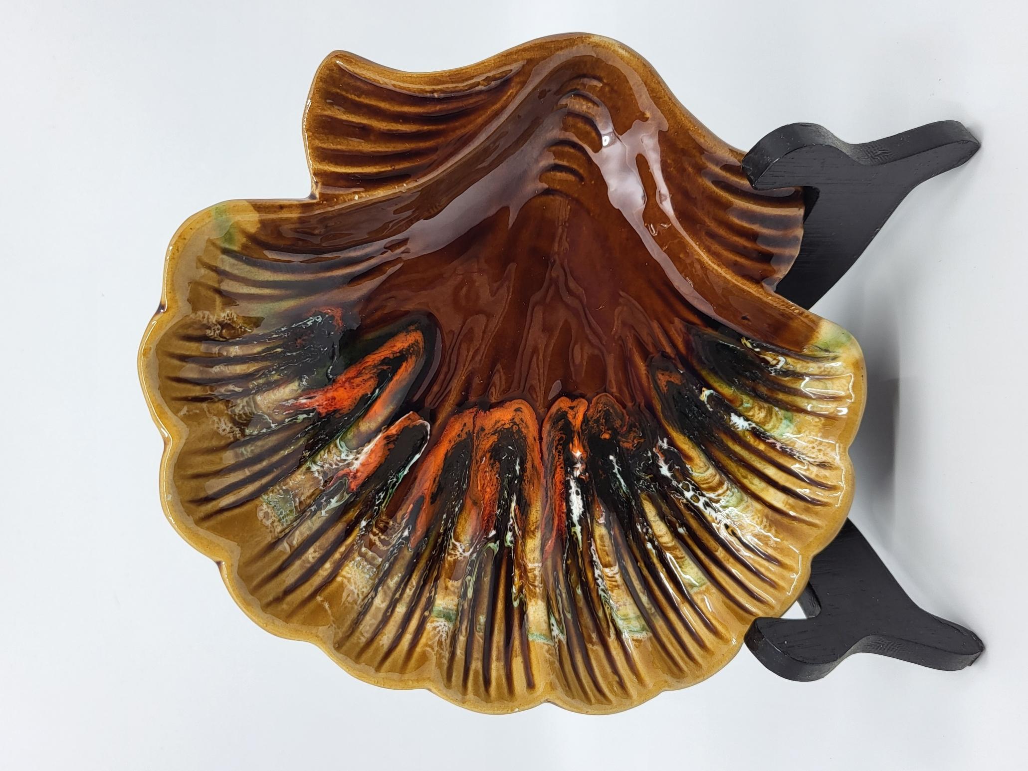Ceramica Vide poche coquillage Vallauris céramique Francaise French Riviera 1970 Vintage