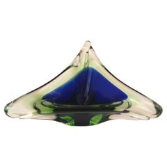 Vide-Poche Decorative Object Murano Glass Sommerso Midcentury Italy, 1970s