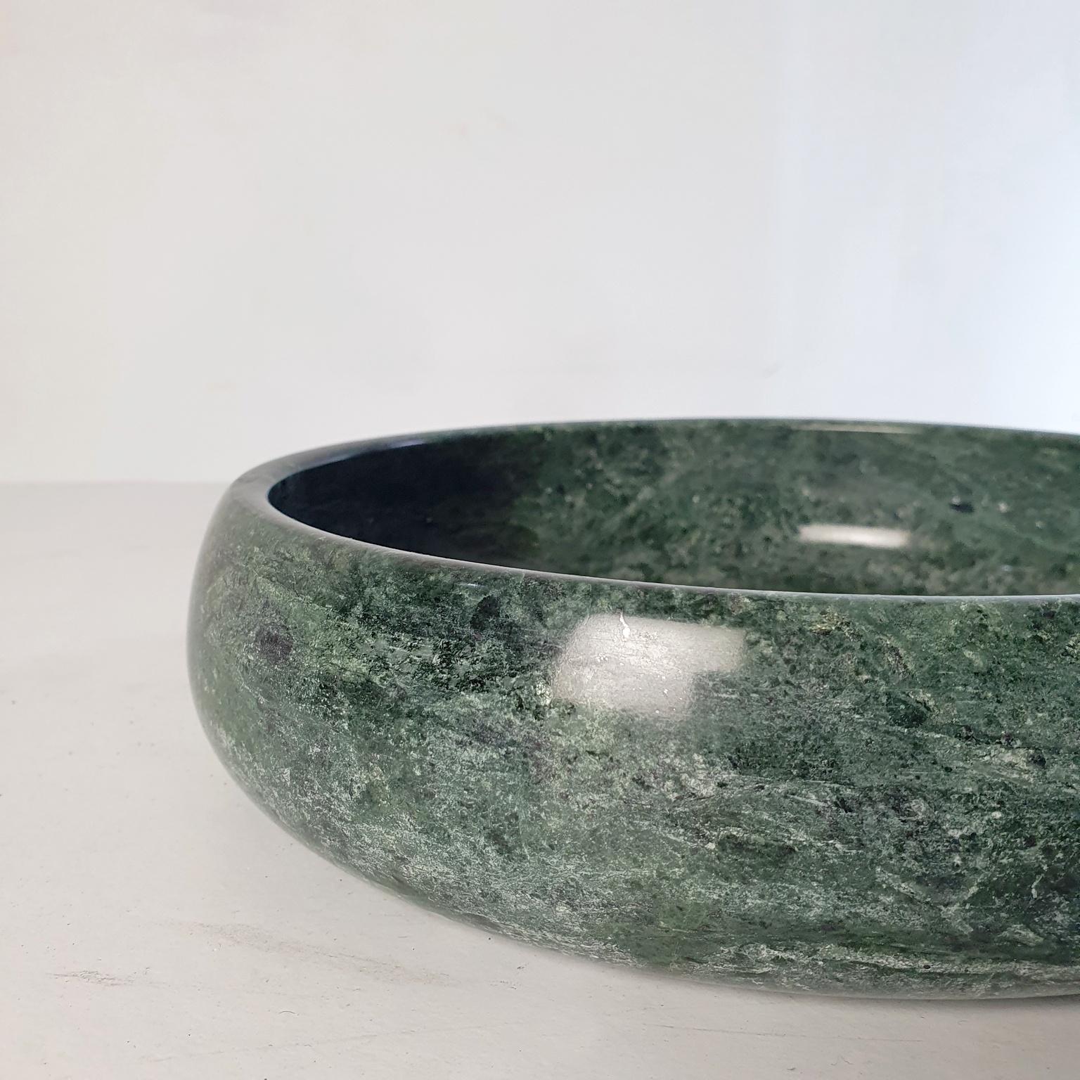 Italian Large Bowl in Green Marble 2