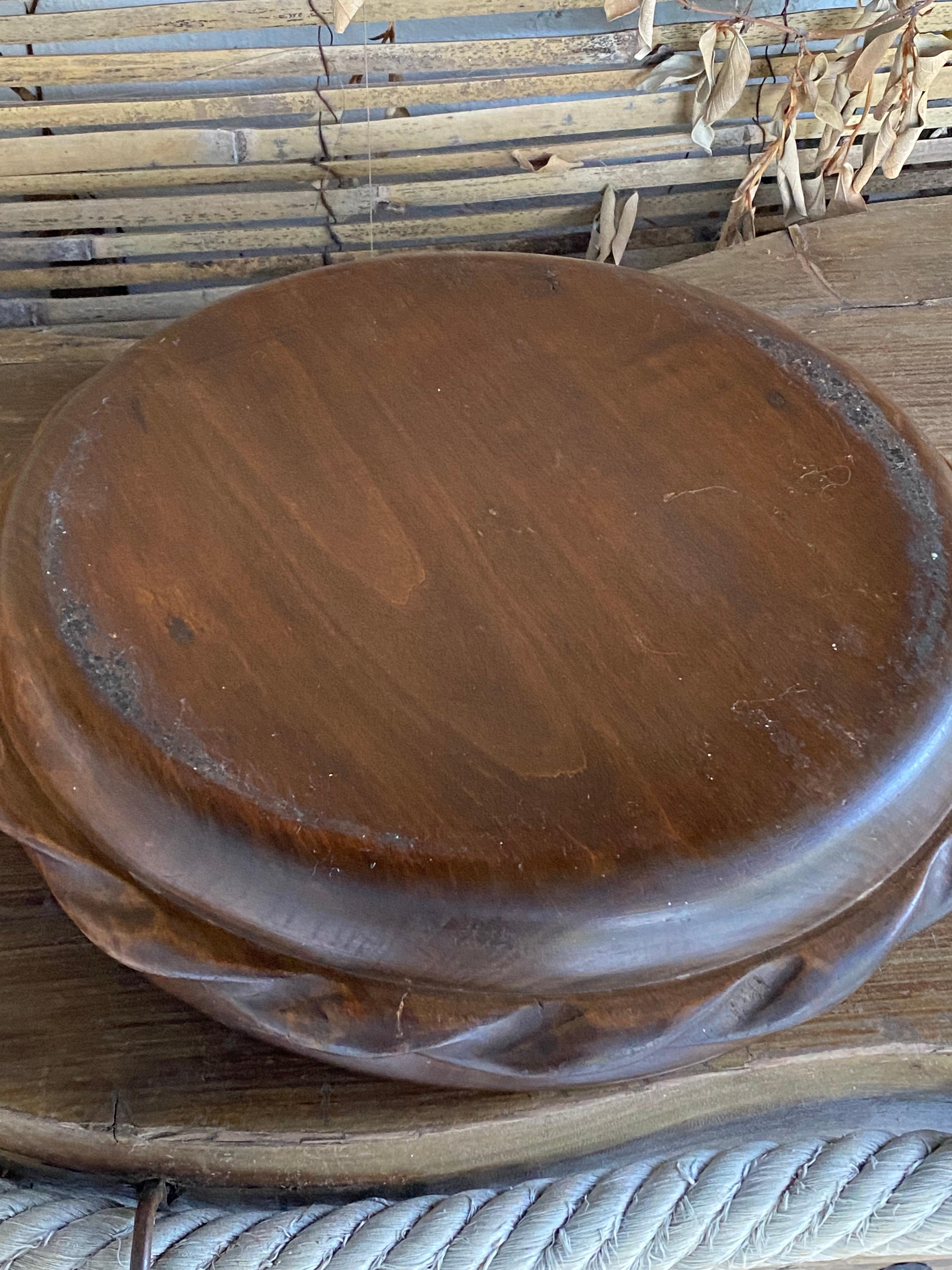 Vide Poche Minimalista en Madera, Francia, 1950 en venta 3