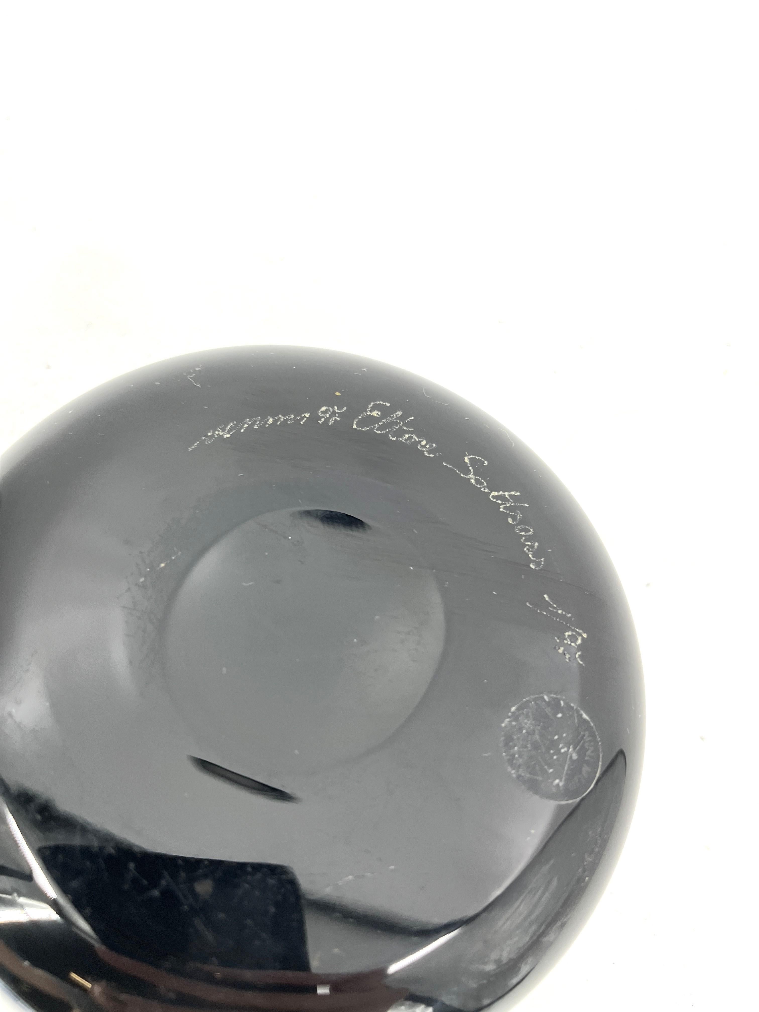 Mid-Century Modern Vide poche or ashtray by Ettore Sottsass for Venini, 1990s For Sale