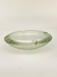 Vide Poche oder Aschenbecher, aus Glas, geometrische Muster, Frankreich um 1960