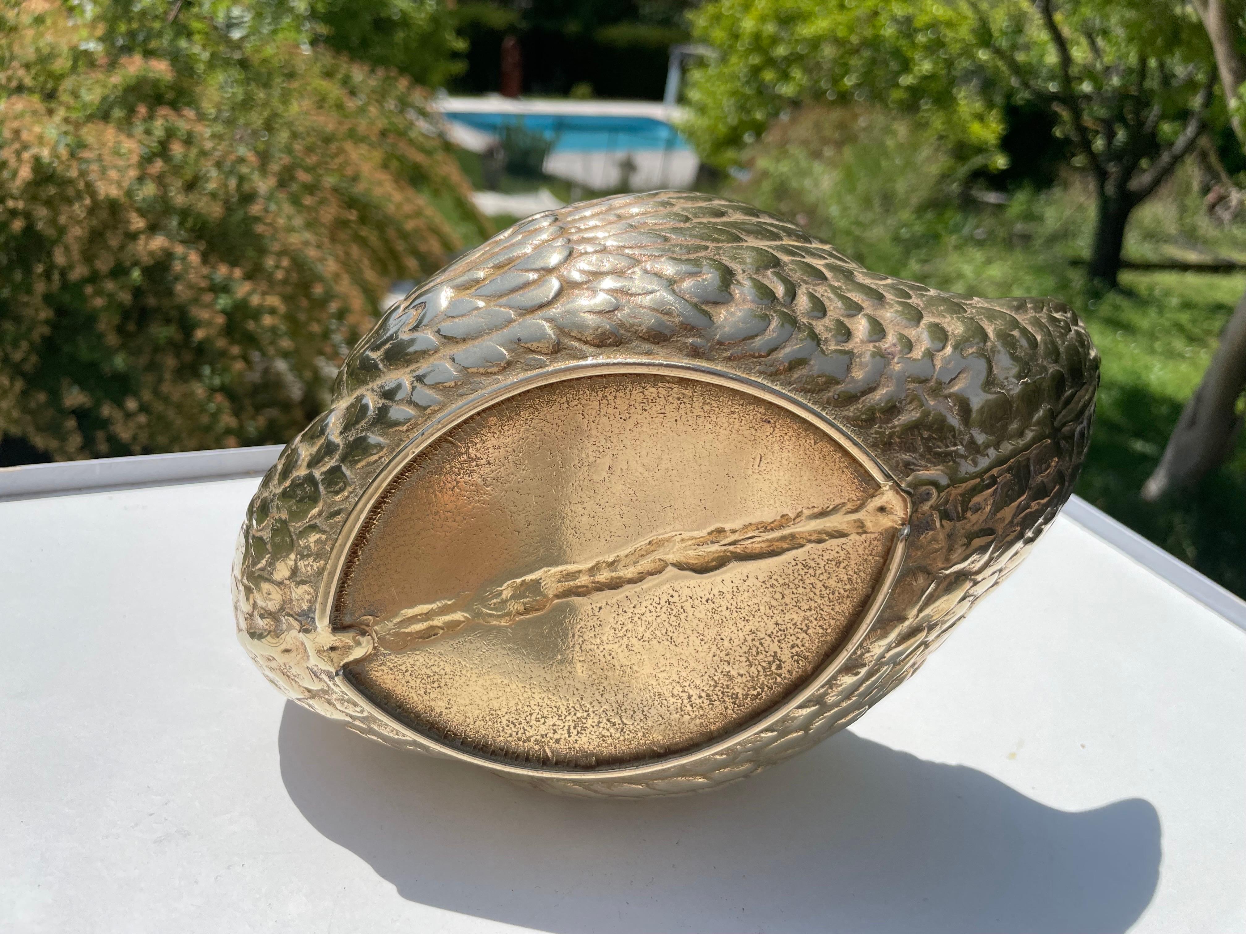 brass swans