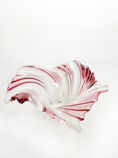 Vide poche, Rosa und weißes Glas, Frankreich, 1970