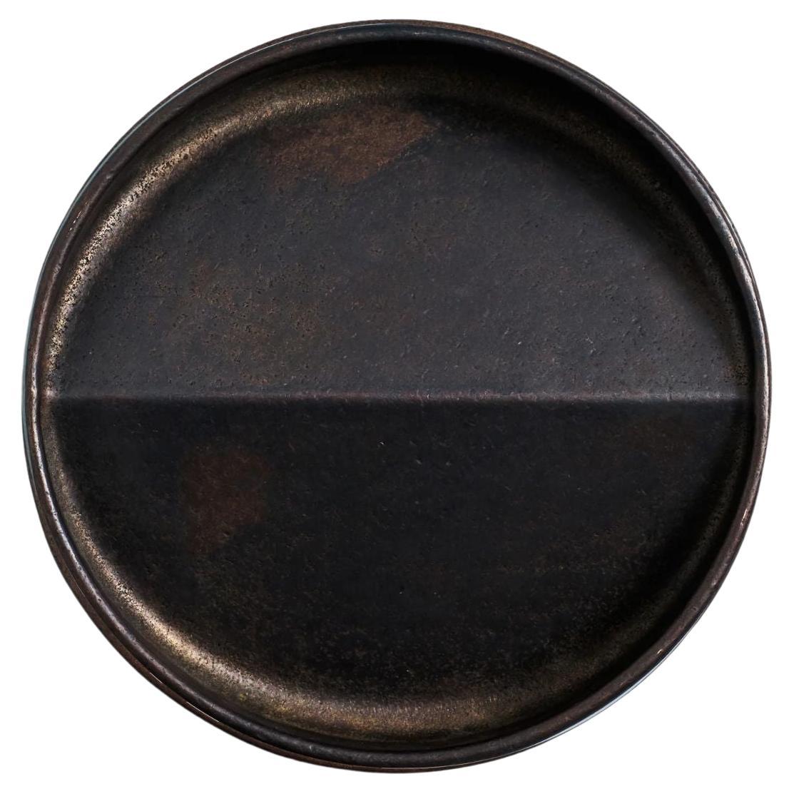 Vide Poche Rond XL Black Bronze by Henry Wilson