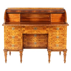 'VIDEO' 18th Century Louis XVI Secretaire, Walnut, Southern Germany, circa 1780