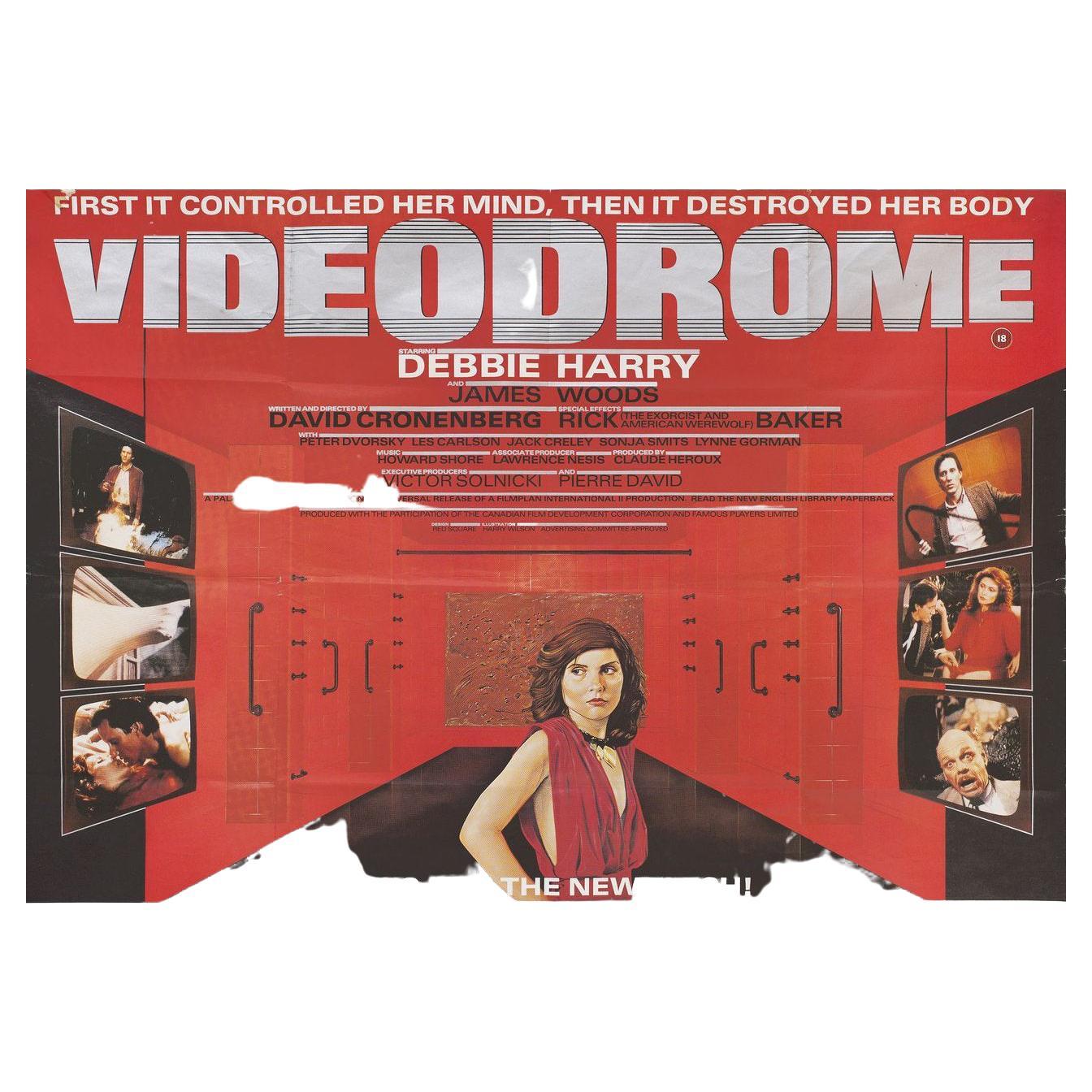 Videodrome 1983 British Quad Film Poster
