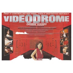Videodrome 1983 British Quad Film Poster