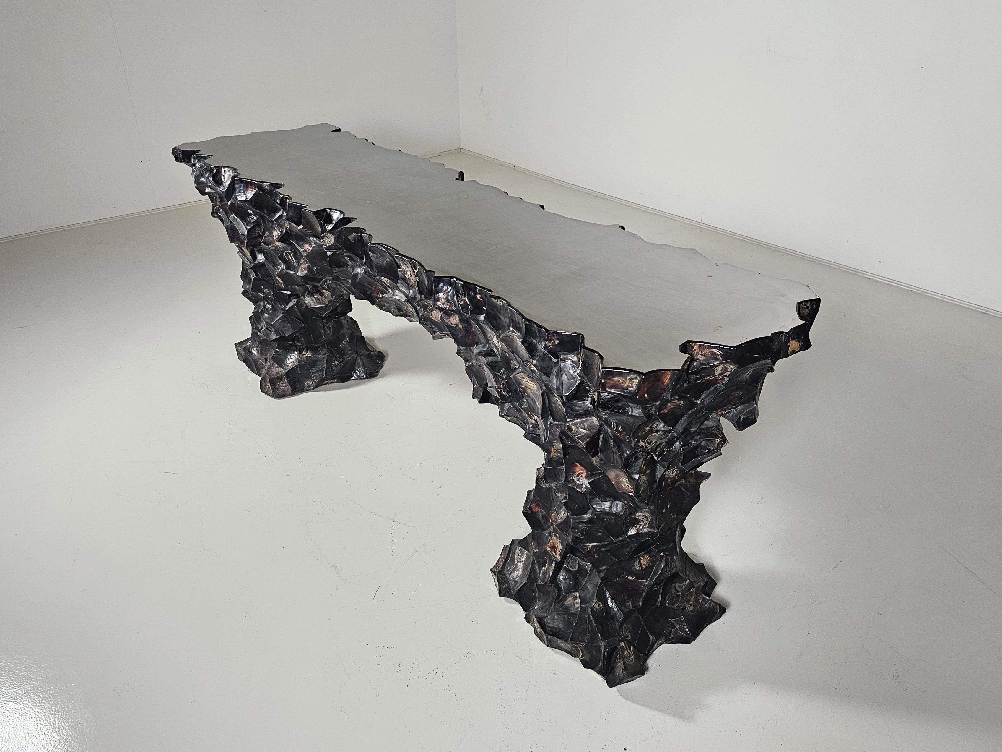American Videre Licet Shell Console by Daniele Albright and Stefan Lawrence, 2017 For Sale