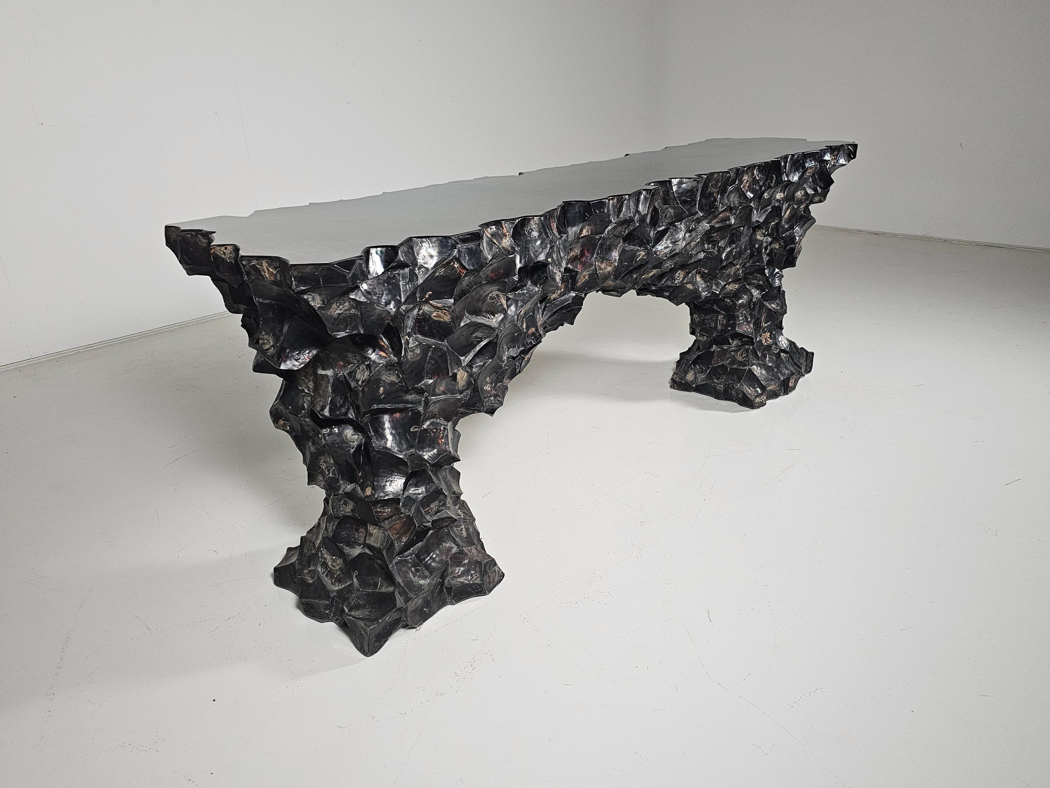 Contemporary Videre Licet Shell Console by Daniele Albright and Stefan Lawrence, 2017 For Sale
