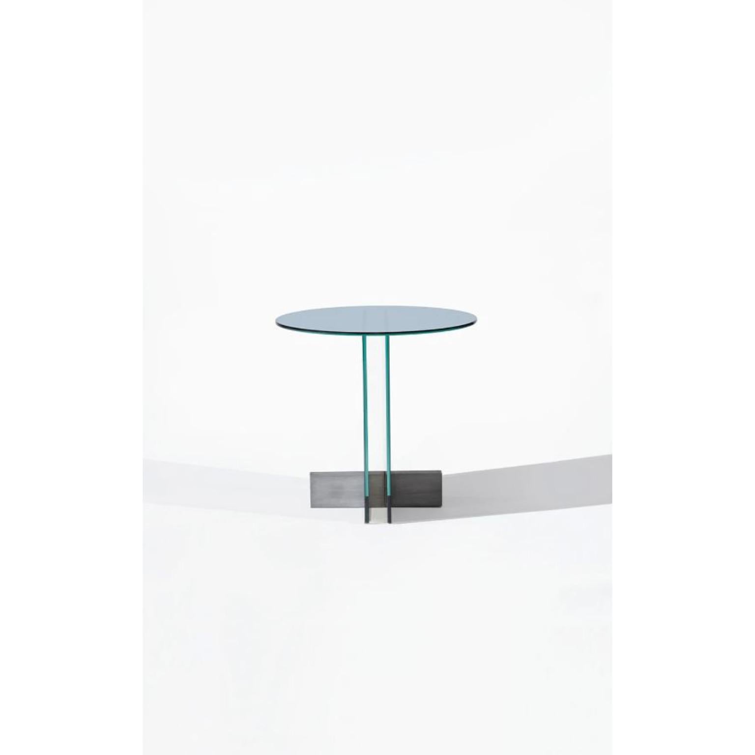 Brazilian Vidro Side Table G by Wentz For Sale