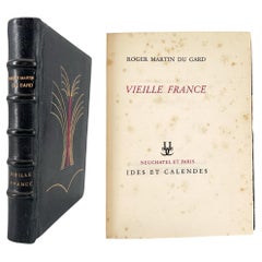 Vieille France by Roger Martin DuGard - Art Deco Binding - Henri Matisse cover