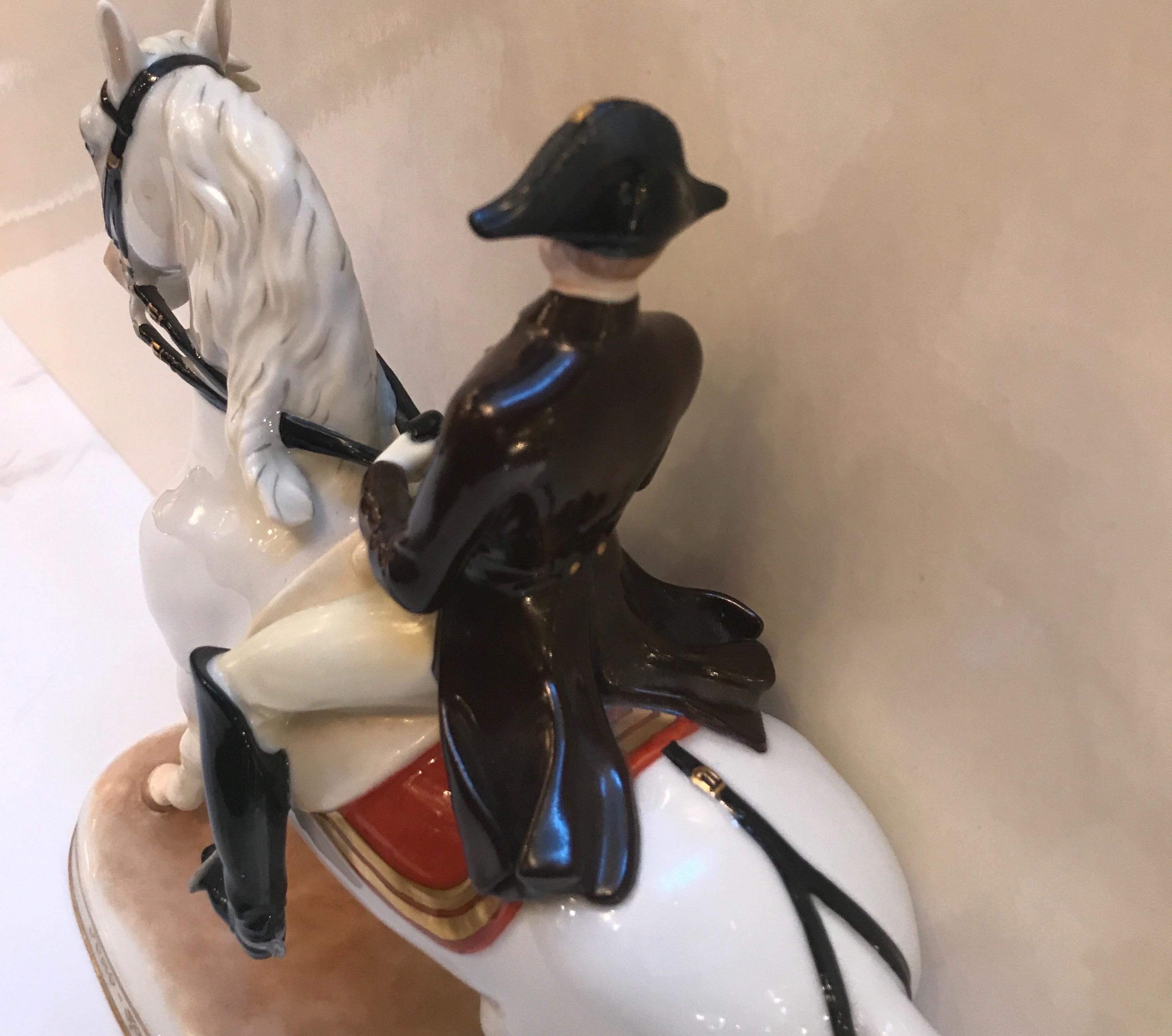 Vienna Augarten Piaffe Spanish Riding School Porcelain Horse 2