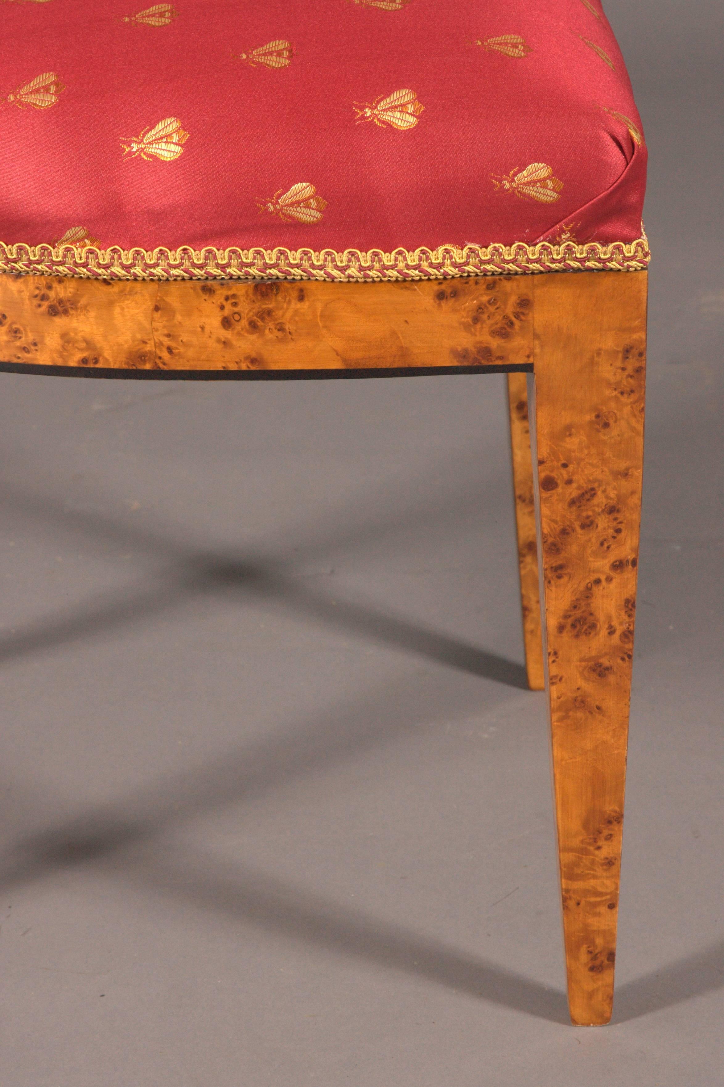 Veneer Vienna Biedermeier Chair after Josef Danhauser