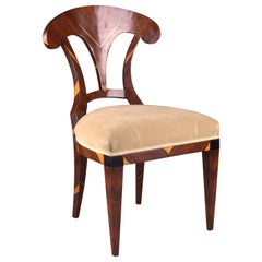 Vienna Biedermeier Chair After antique Josef Danhauser palisander veneer