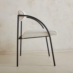 ‘Vienna' Black Metal Settee by Rodney Kinsman for Bieffeplast, Italy 1980s