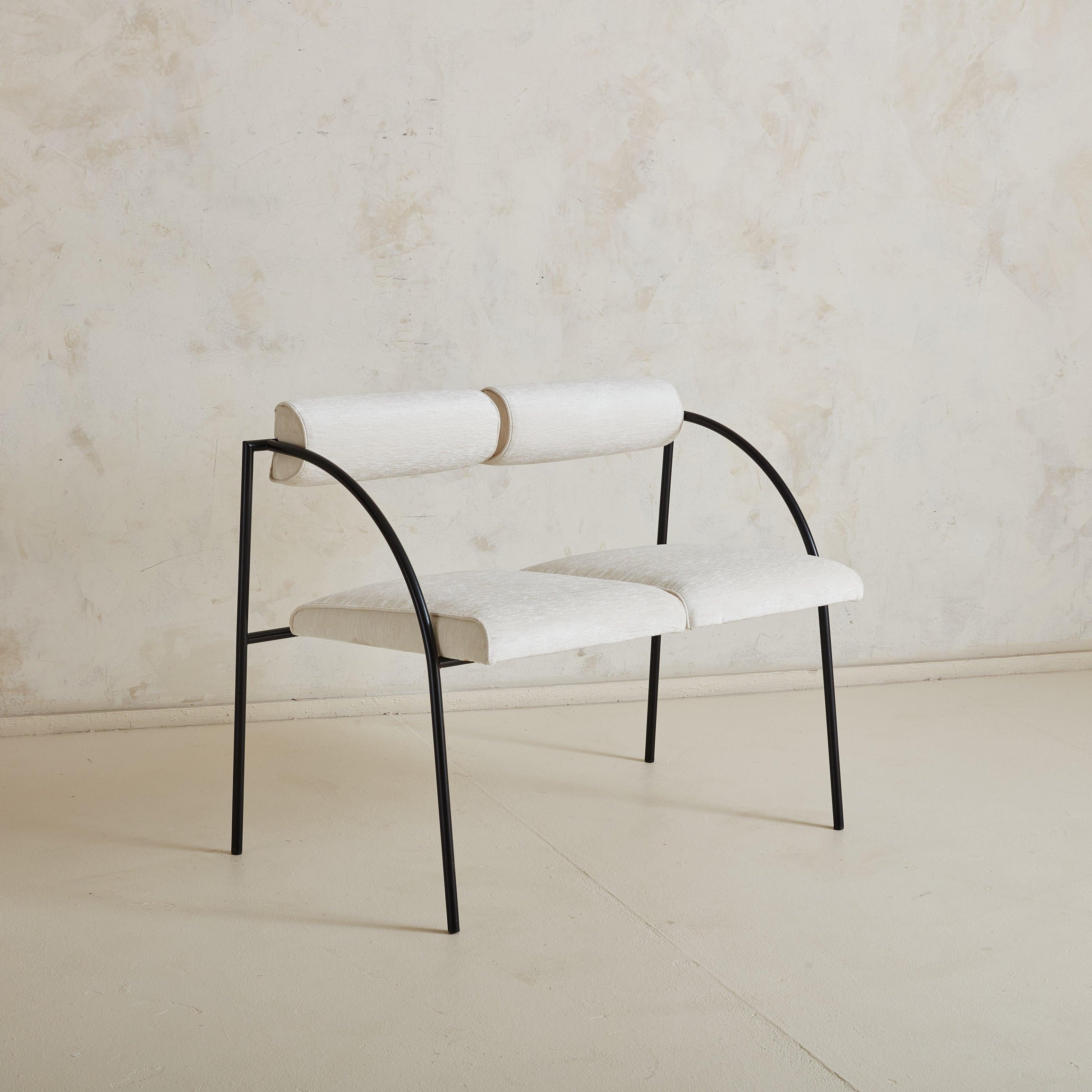 ‘Vienna' Black Metal Settee by Rodney Kinsman for Bieffeplast, Italy 1980s For Sale 2
