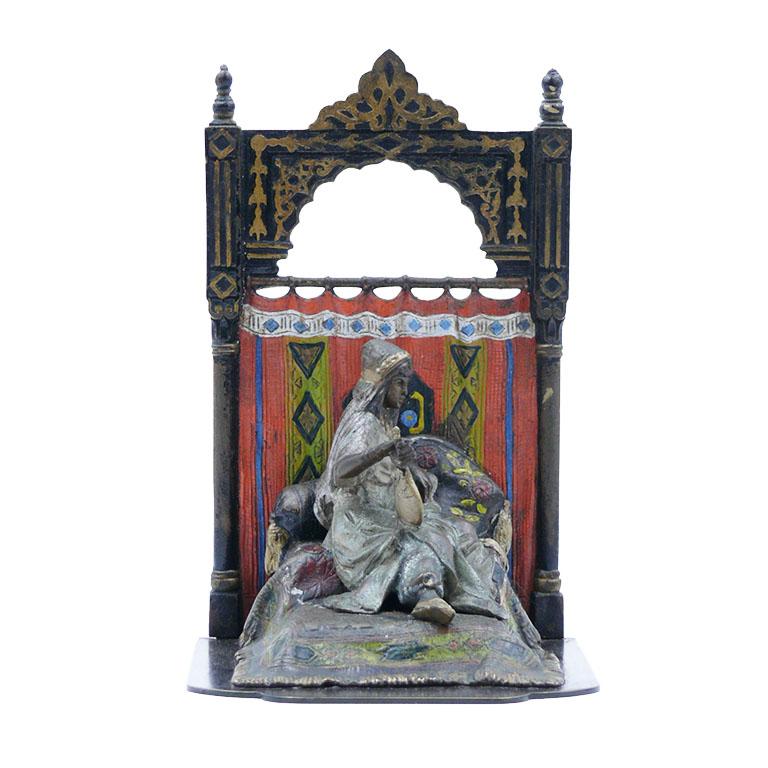 Vienna bronze bookend For Sale 2